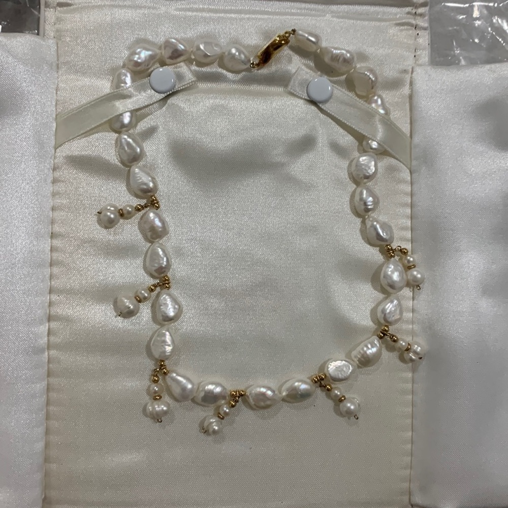Fresh Water Pearls Custom Made Necklace